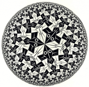 Figura 13 - Limite circular I. Fonte: Escher (1958)