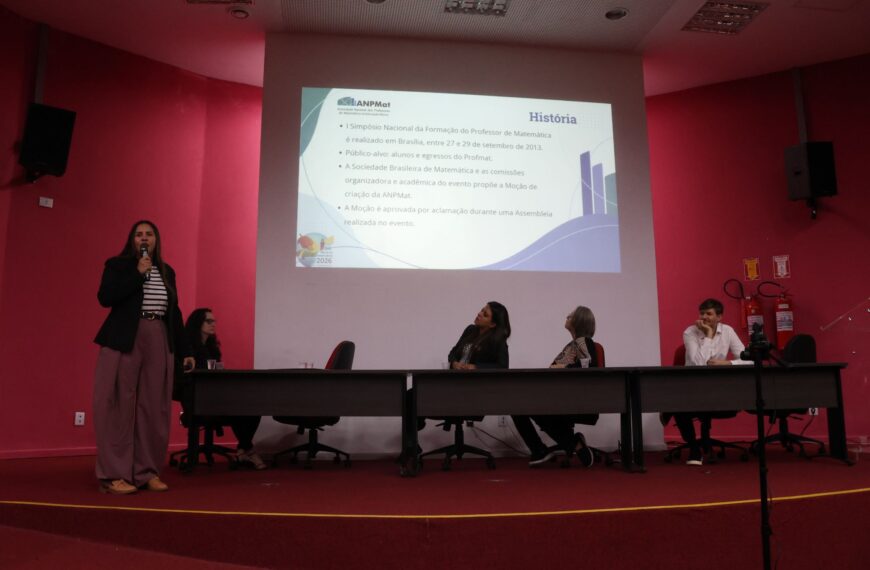 ANPMat participa da Mesa das Sociedades na XII Bienal da Matemática, em Natal 